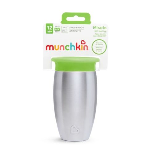 Munchkin, munchkin Miracle Edelstahlflasche, 296ml (1 Stk)