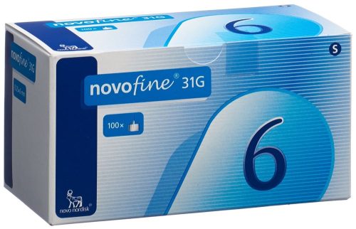 novofine, Novofine Injektionsnadeln 6mm 31G (100 Stk)