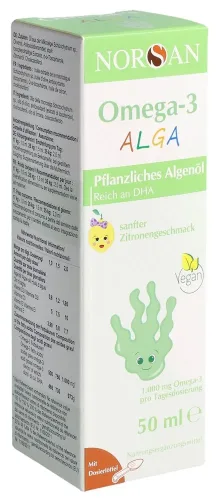 Norsan, NORSAN Omega-3 Vegan Alga Öl (50ml)