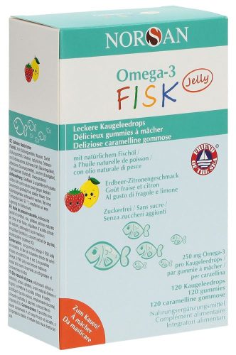 Norsan, Norsan Omega-3 FISK Jelly (120 Stk)