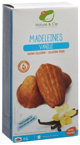 Nature & Cie, Nature & Cie Madeleines Vanille glutenfrei (6x25g)
