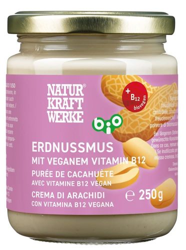 Naturkraftwerke, NATURKRAFTWERKE Erdnussmus B12 Demeter Bio/kbA (250g)