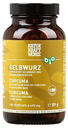 Naturkraftwerke, NATURKRAFTWERKE Gelbwurz Vegicaps Bio (180 Stk)