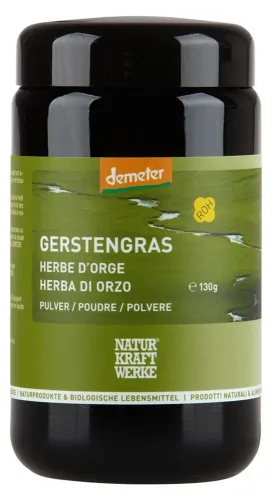 Naturkraftwerke, NATURKRAFTWERKE Gerstengras Pulver Demeter (130g)