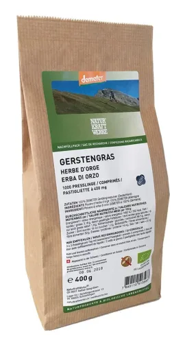Naturkraftwerke, NATURKRAFTWERKE Gerstengras Presslinge Demeter (1000 Stk)