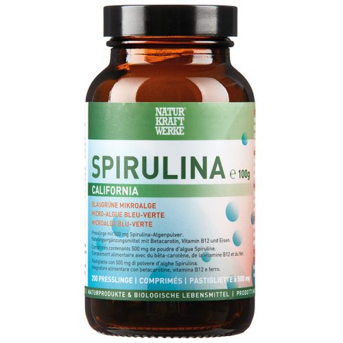 Naturkraftwerke, NATURKRAFTWERKE Spirulina California Presslinge (200 Stk)