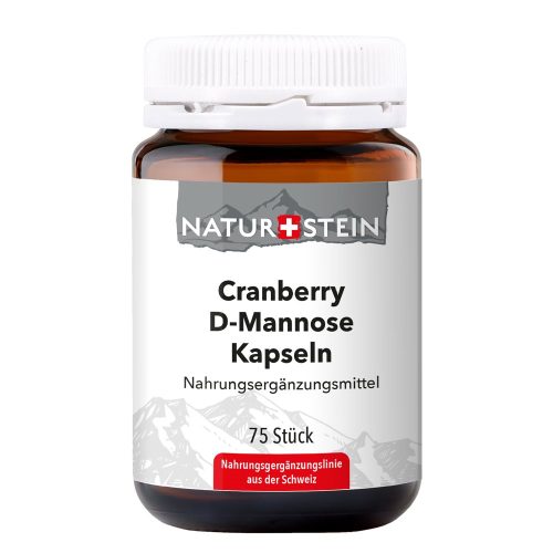 NATURSTEIN, NATURSTEIN Cranberry D-Mannose Kapseln Glas (75 Stk)