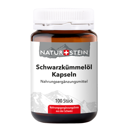 NATURSTEIN, NATURSTEIN Schwarzkümmelöl Ägyptisch Kapsel (100 Stück)