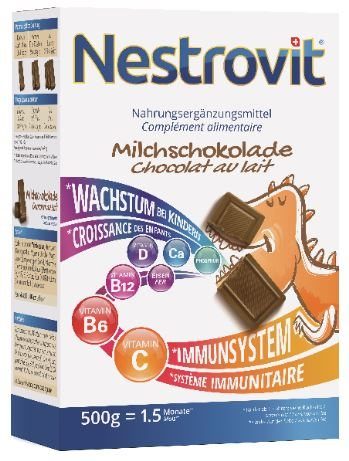 Nestlé Suisse SA, NESTROVIT Milch-Schokolade 500 g