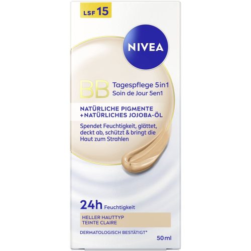 Nivea, Nivea - 5in1 Tagesplfege BB Hell LSF15, 50 ml