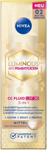 Nivea, Nivea - Face Cellular Luminous630® 3-in-1 CC Fluid, 40 ml, Medium