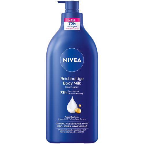Nivea, Nivea - Body Milk, Reichhaltig, 625 ml