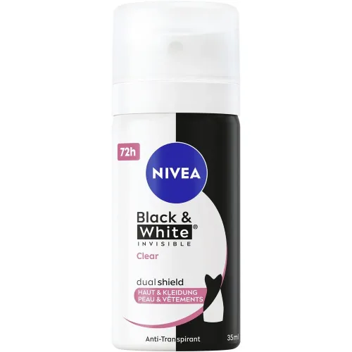 Nivea, Nivea Black & White Invisible Clear Deospray (35ml)
