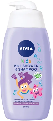 Nivea, Nivea Kids 2in1 Shower & Shampoo Boy 500ml Kinder