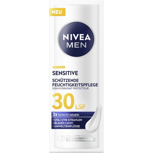 Nivea, Nivea - Sensitive Schützende Feuchtigkeitspflege LSF30, 50 ml