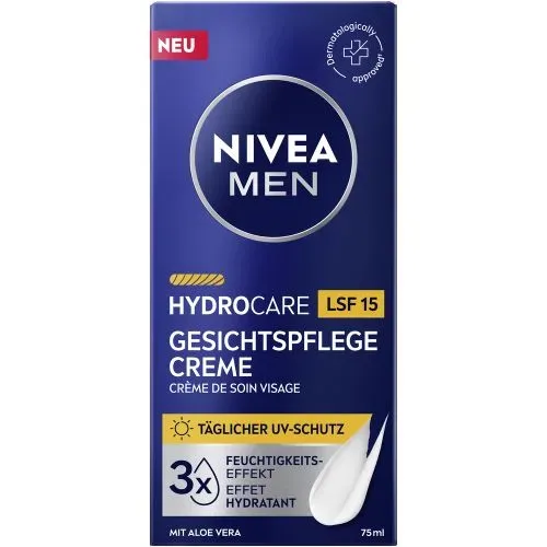 Nivea, Nivea - Hydrocare Gesichtspflege Creme LSF15, 75 ml