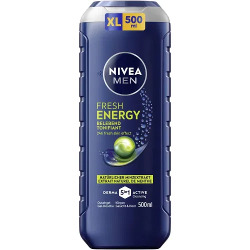 NIVEA MEN, Nivea Men Fresh Energy Duschgel XL (500ml)