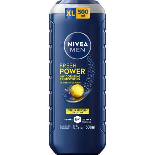 NIVEA MEN, Nivea Men Fresh Power Duschgel XL (500ml)