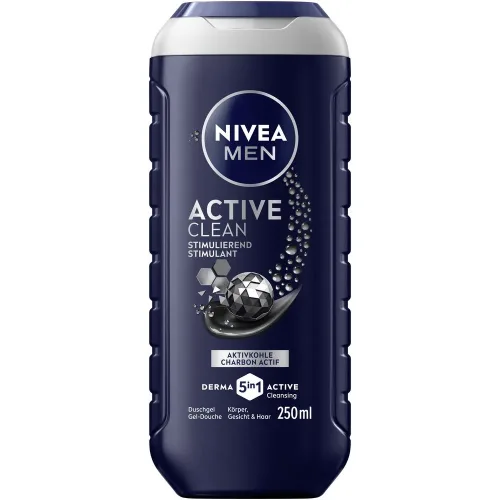 NIVEA MEN, NIVEA MEN Active Clean Pflegedusche (250ml)