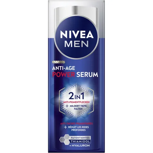 NIVEA MEN, NIVEA MEN Anti-Age Hyaluron 2in1 Power Serum Gesichtsserum 30 ml