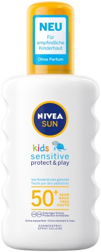 Nivea, NIVEA Sun Kids Prot&Sens Sonnenspray LSF50+ 200 ml