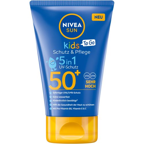 NIVEA SUN, NIVEA SUN - Kids To Go Schutz & Pflege Sonnenlotion LSF 50+, Kids To Go Schutz&Pflege LSF50, 50 ml
