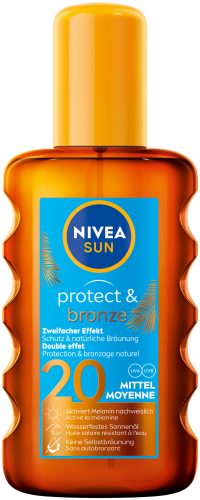 Nivea, NIVEA Sun Protect&Bronze Sonnen&ouml;l LSF 20 200 ml