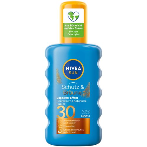 NIVEA SUN, NIVEA SUN - Sun Schutz & Bräune Sonnnenspray LSF 30, Sun Schutz&Bräune Spray LSF 30, 200 ml