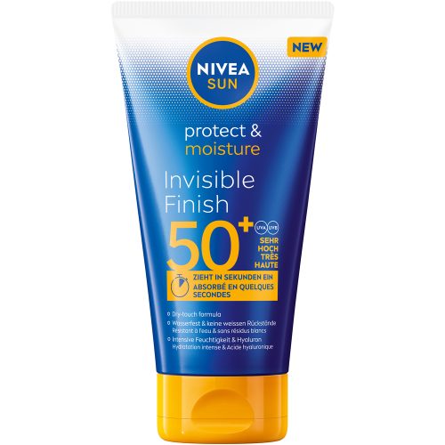 NIVEA SUN, NIVEA SUN - Protect & Moisture Invisible Finish LSF 50+, 150  ml