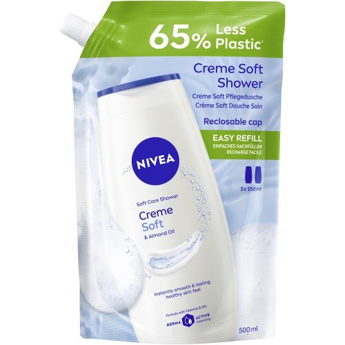 Nivea, Nivea Creme Soft Pflegedusche Refill 500ml Damen