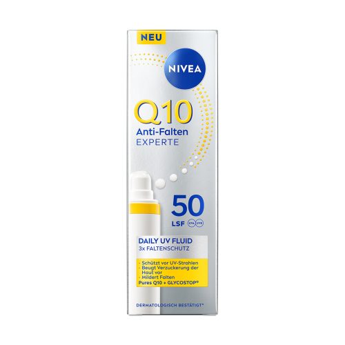 Nivea, Nivea - Q10 Anti-Falten Daily UV Fluid LSF 50, 40 ml