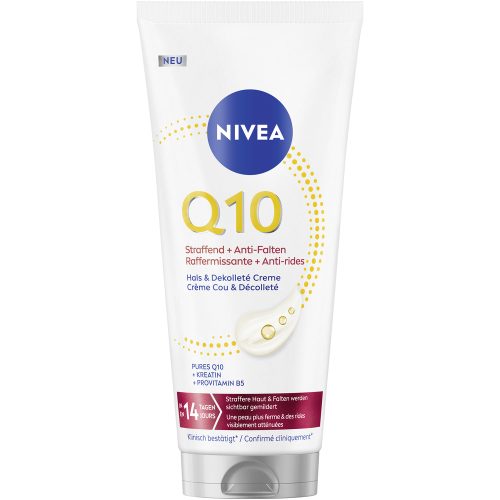 Nivea, Nivea - Q10 Straffend + Anti-Falten Hals & Dekolleté Creme, 200 ml