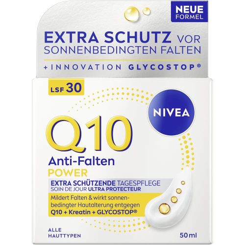 Nivea, NIVEA Q10 Schützende Tagespflege LSF 30 Tagescreme 50 ml Damen