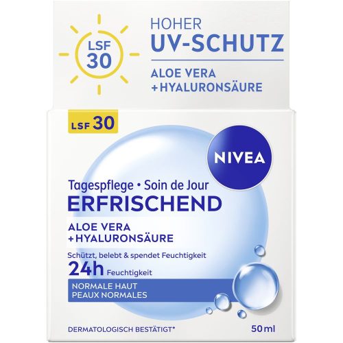 NIVEA SUN, NIVEA SUN - Erfrischende Tagespflege LSF30, 50 ml