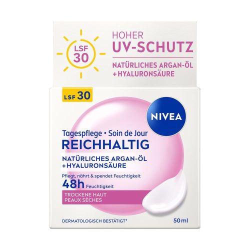 Nivea, Nivea - Face Reichhaltige Tagescreme LSF 30, 50 ml
