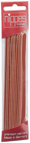 Nippes, Nippes Karton-Nagelfeile, 10 Stk., 13 cm