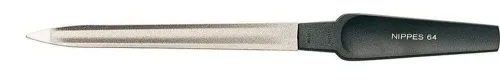 Nippes, Nippes Saphir-Formnagelfeile abgerundet grob/fein, 19 cm