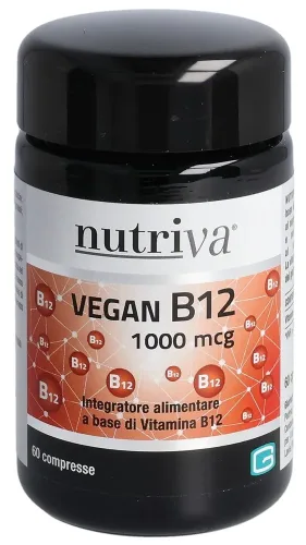 nutriva, nutriva Vitamin B12 vegan 1000mcg (60 Stk)