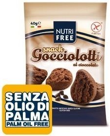 NUTRIFREE, NUTRIFREE Nutrifree Gocciolotti Snack Schokolade glutenfrei (40g)