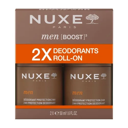 Nuxe Men Boost 3 Duo Deodorant 24H Roll-on 2 Stk