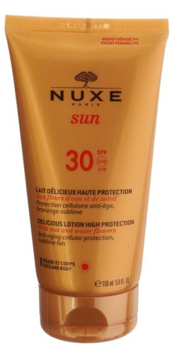 Nuxe, NUXE Sun Sonnenmilch Gesicht und Körper LSF 30 Sonnenschutz 150 ml