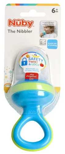 Nuby, Nuby Fruchtsauger Premium blau-grün (1 Stk)