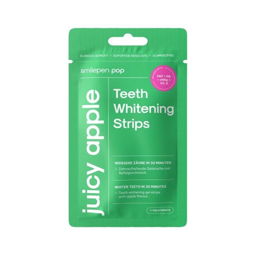 Smilepen Pop, Smilepen Pop - Teeth Whitening Strips 'Juicy Apple', 7 Stück