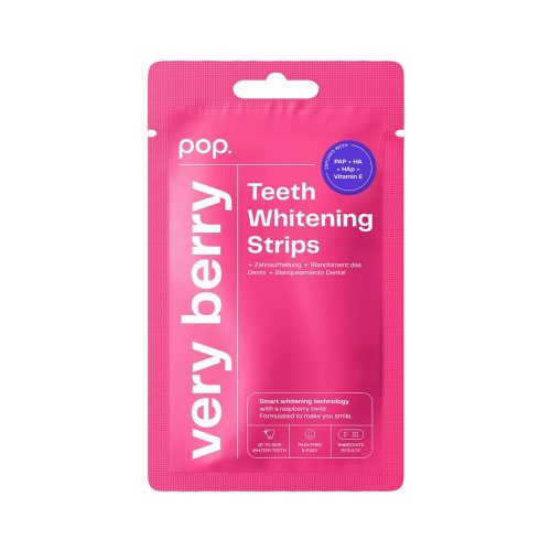 Smilepen Pop, Smilepen Pop - Teeth Whitening Strips 'Very Berry', 7 Stück