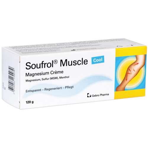 Soufrol, Soufrol Muscle Magnesium Crème Cool, Tube (120g)