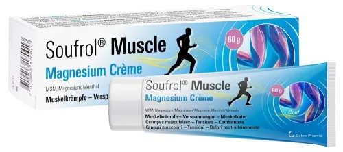 Soufrol, Soufrol Muscle Magnesium Crème Cool, Tube (60g)