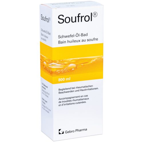 Soufrol, Soufrol Schwefelölbad (800ml)