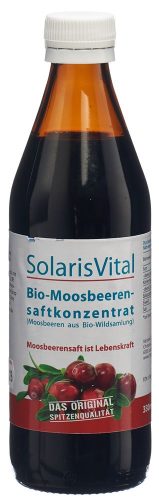 SolarisVital, SolarisVital Moosbeerensaft Konzentrat Bio (330ml)