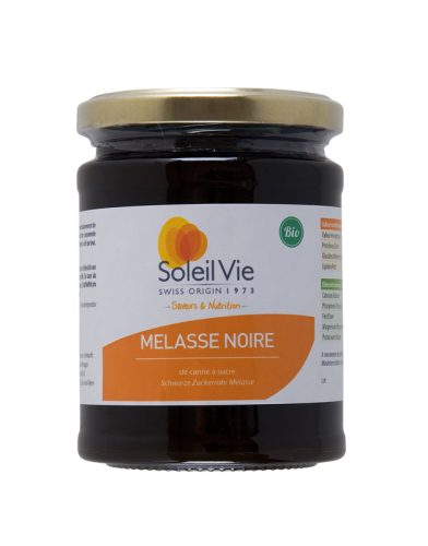 Soleil Vie, Soleil Vie Bio Schwarze Zuckerrohr Melasse (340g)