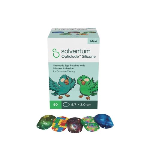 undefined, Solventum Opticlude Maxi 5.7x8 cm Silicon Augenpflaster Boys 50 Stück